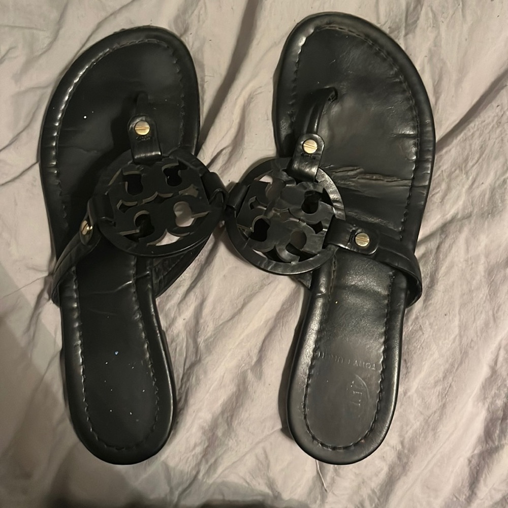 Black Tori Burch Sandals
